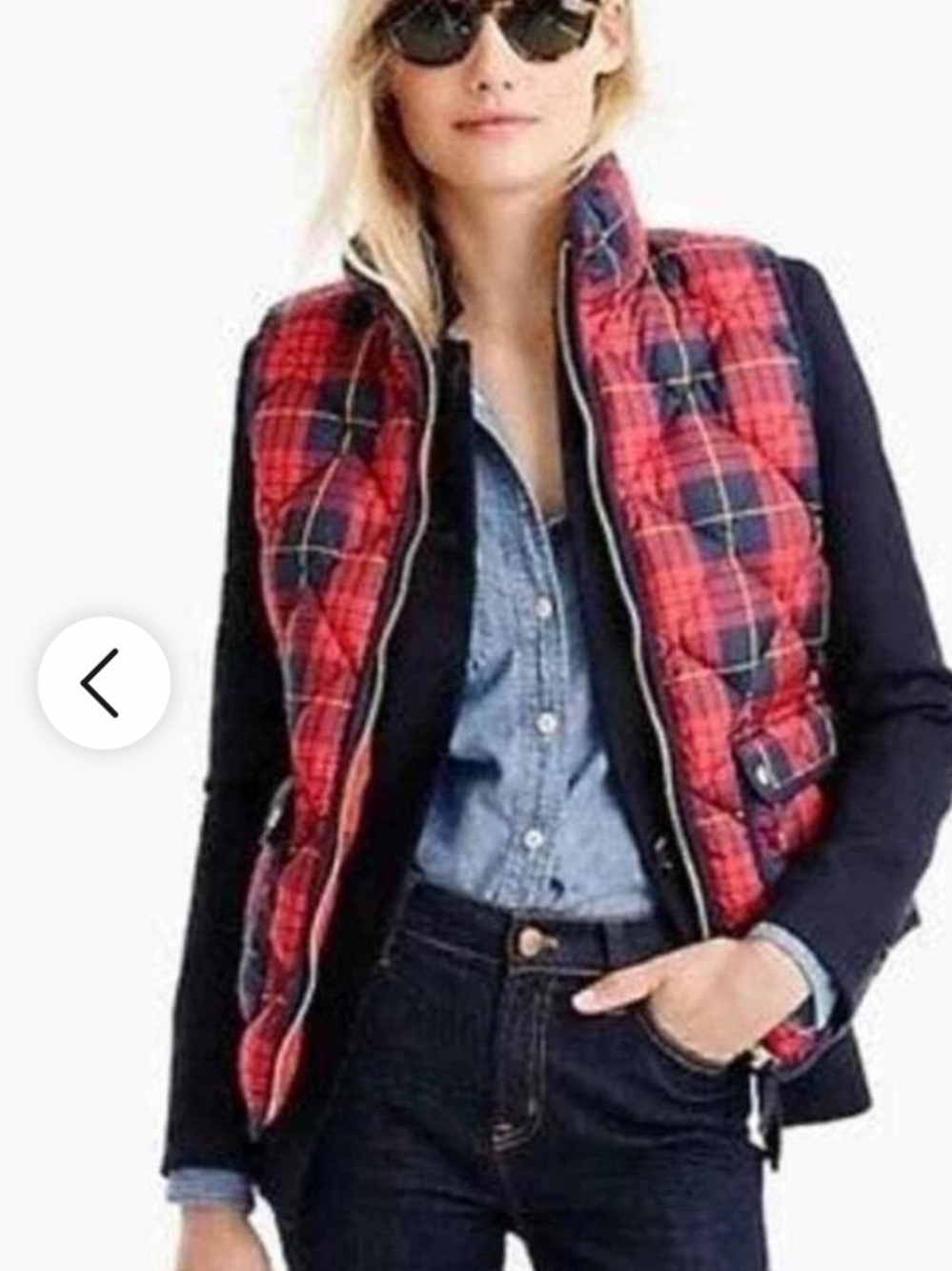 J Crew Excursion Quilted Puffer Vest